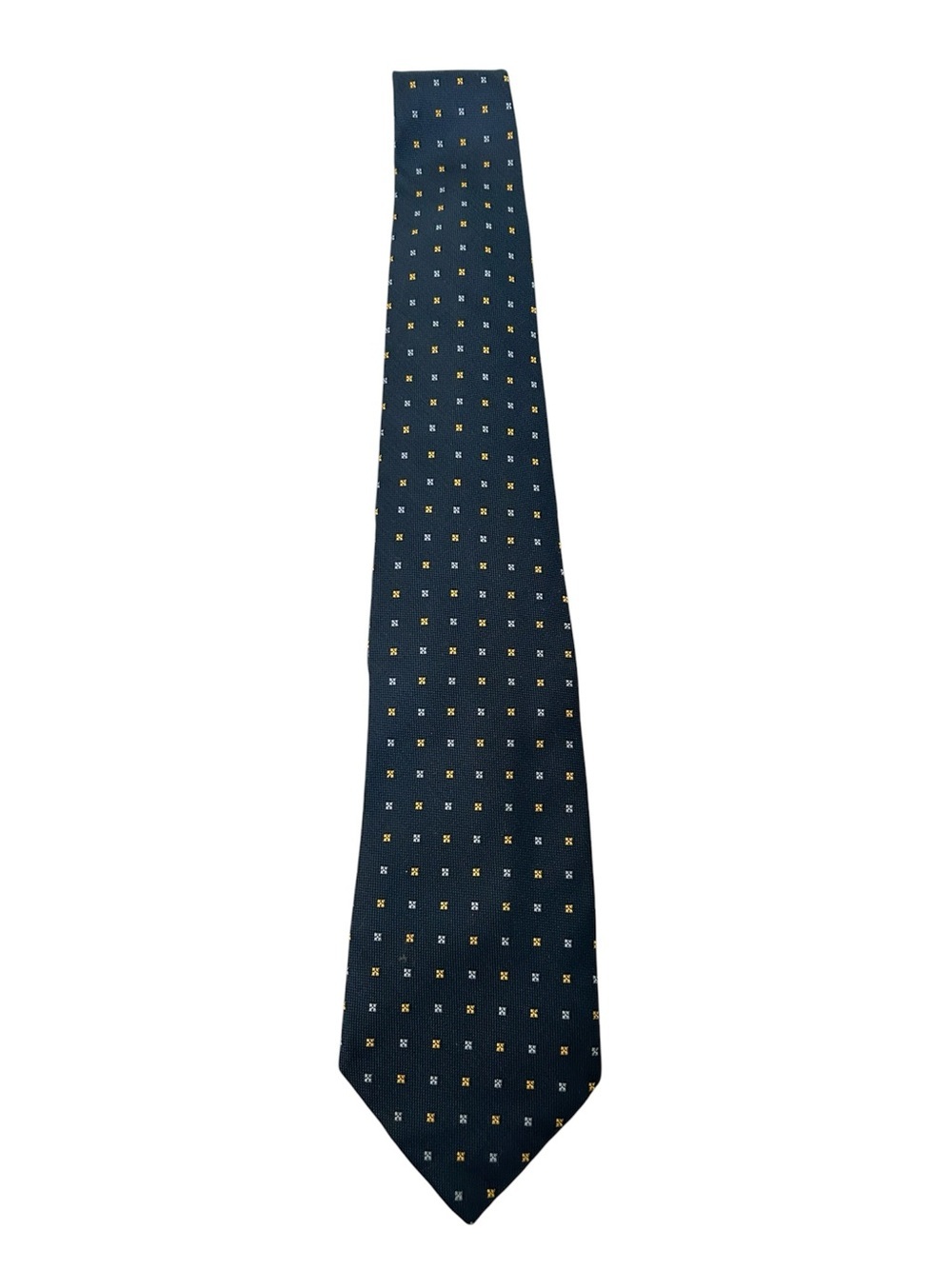 Brooks Brothers MakersMen's Navy Dot Pattern Silk Tie